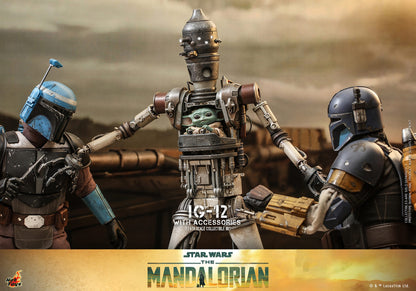 Hot Toys 1:6 - IG-12 Grogu Deluxe Set - Mandalorian - TMS105 - Star Wars