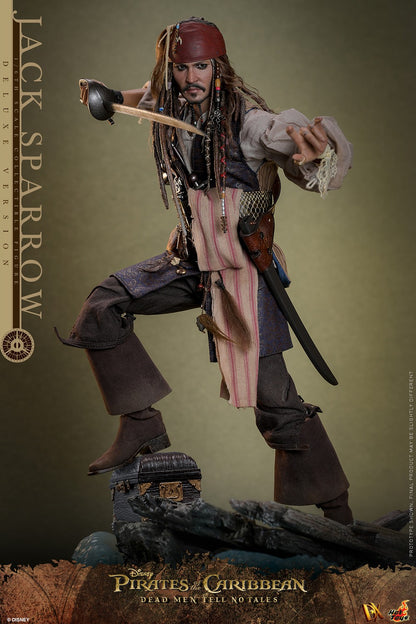 Hot Toys - Jack Sparrow - Deluxe Version - POTC - DMTNT -DX38 - 1:6 Scale Action Figure