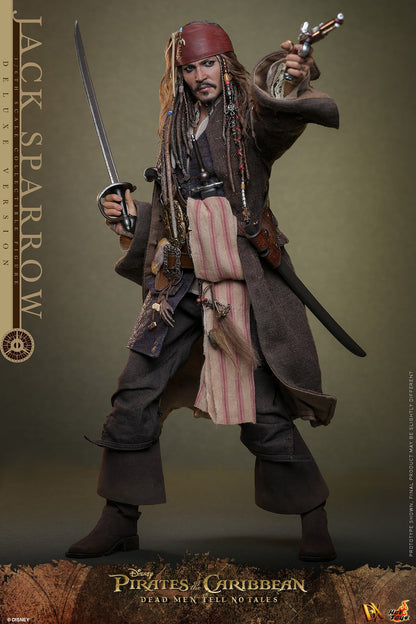 Hot Toys - Jack Sparrow - Deluxe Version - POTC - DMTNT -DX38 - 1:6 Scale Action Figure