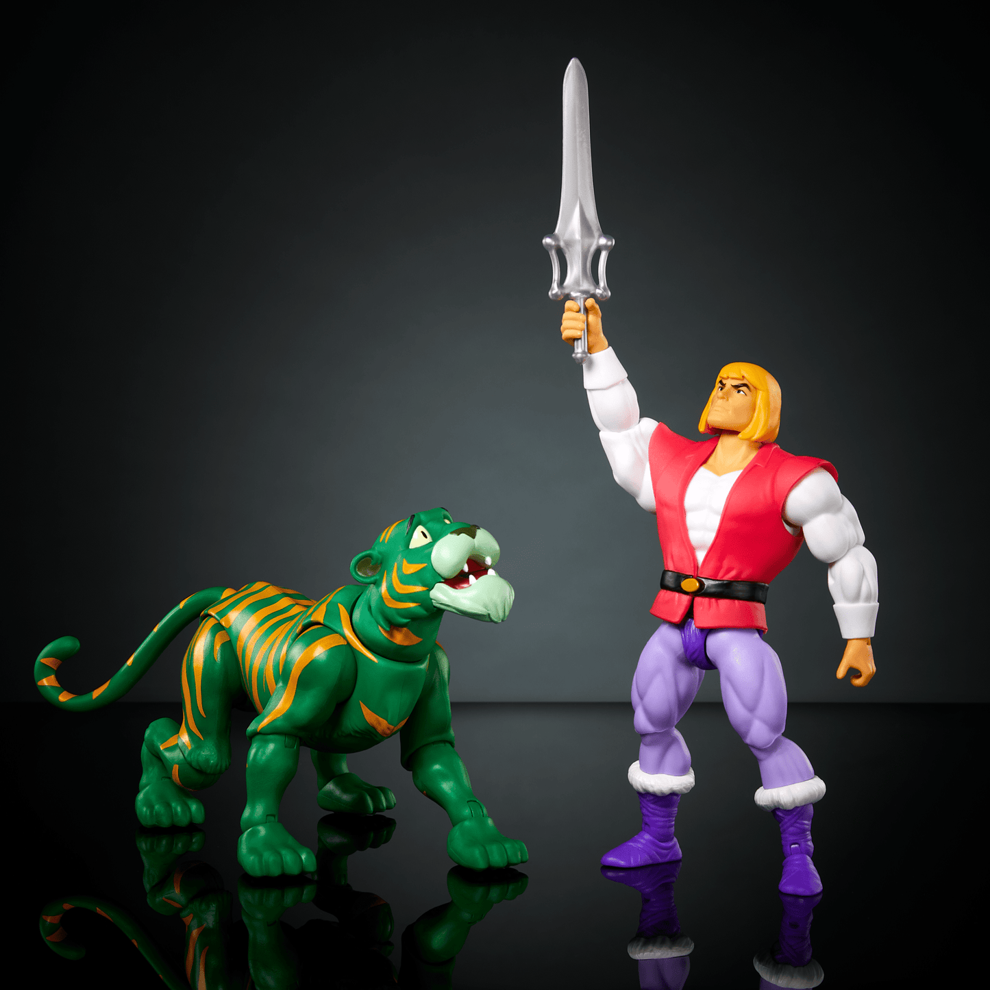 Masters Of The Universe Origins Action Figure 2-Pack Prince Adam & Cringer (Cartoon Collection) Mattel MOTU