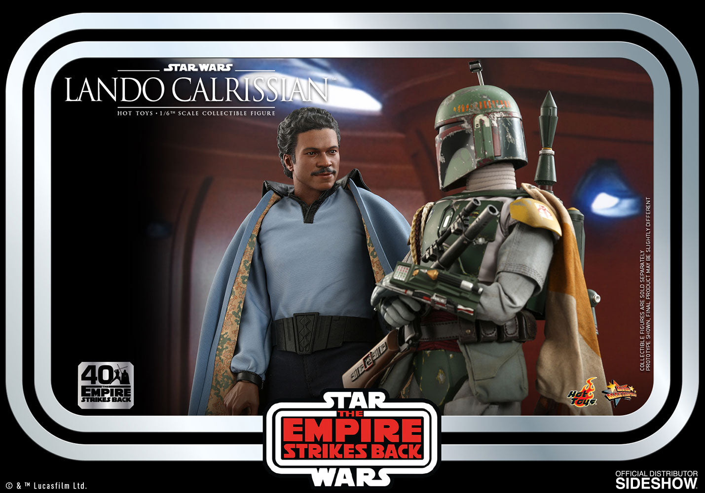 Hot Toys 1:6 -  Lando Calrissian - 40th Anniversary - MMS588 - Star Wars