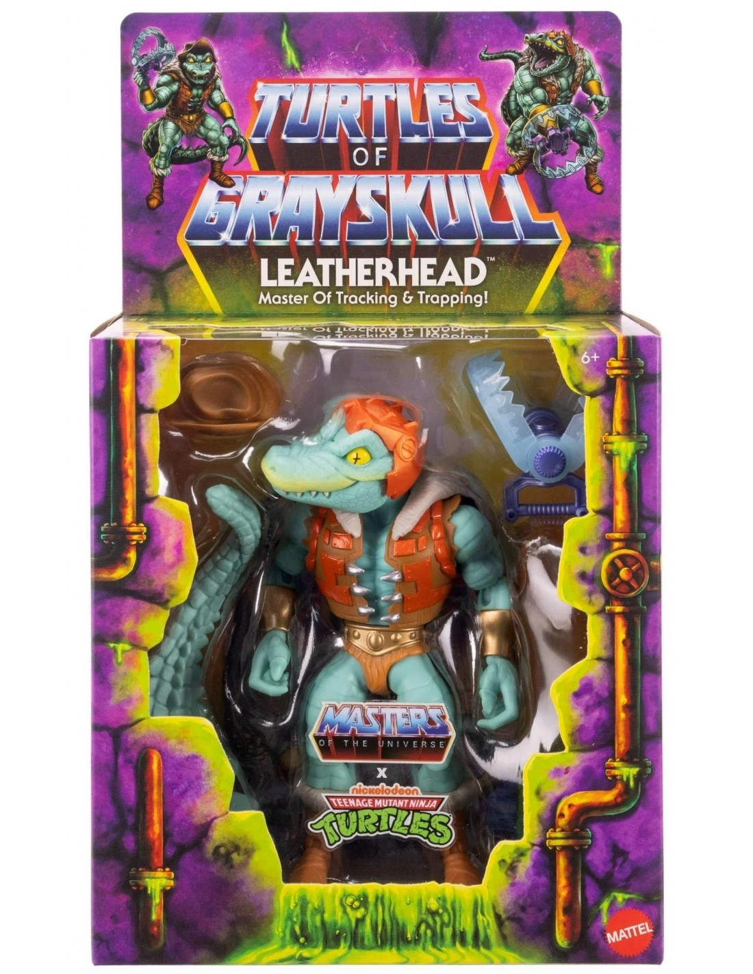 MOTU x TMNT: Turtles of Grayskull Leatherhead Deluxe Action Figure