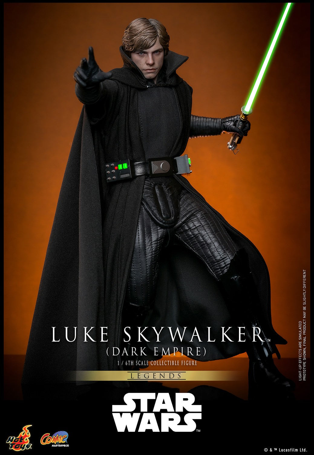 Hot Toys - Luke Skywalker (Dark Empire) - Star Wars - CMS019 - 1:6 Scale Action Figure - Damaged Packaging Sale