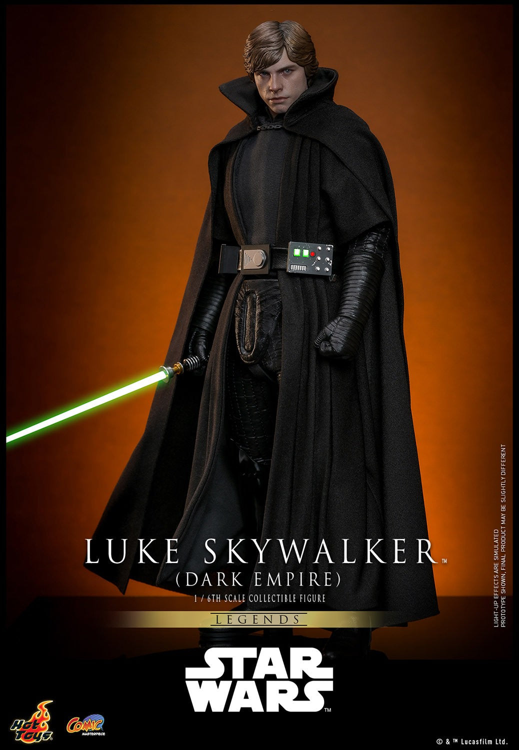 Hot Toys - Luke Skywalker (Dark Empire) - Star Wars - CMS019 - 1:6 Scale Action Figure - Damaged Packaging Sale