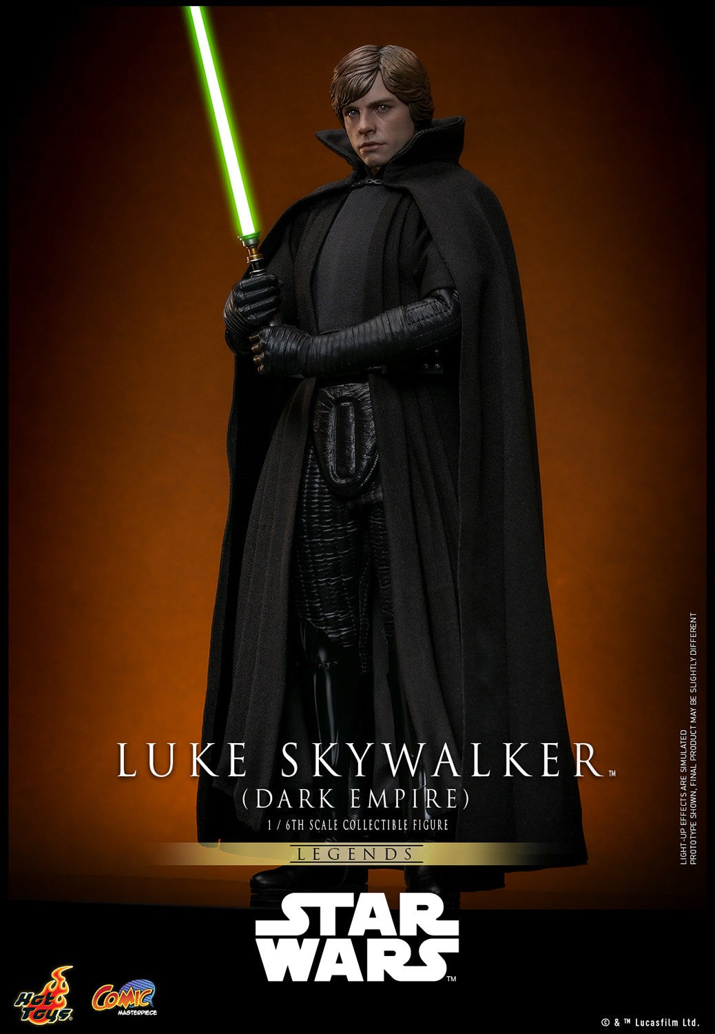 Hot Toys - Luke Skywalker (Dark Empire) - Star Wars - CMS019 - 1:6 Scale Action Figure - Damaged Packaging Sale