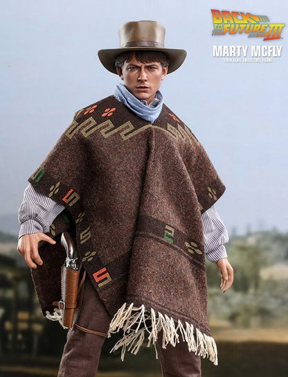 Hot Toys Marty McFly Poncho (Clint Eastwood) BTTF3 MMS616 1/6 Scale Western Cowboy Parts