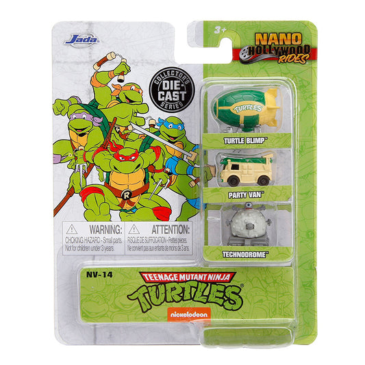 NANO Hollywood Rides Teenage Mutant Ninja Turtles Vehicle Set