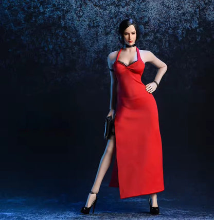 1/6 Scale 1/6 Scale VSToys Ada Wong Evening Dress Clothes Set - Black / Red