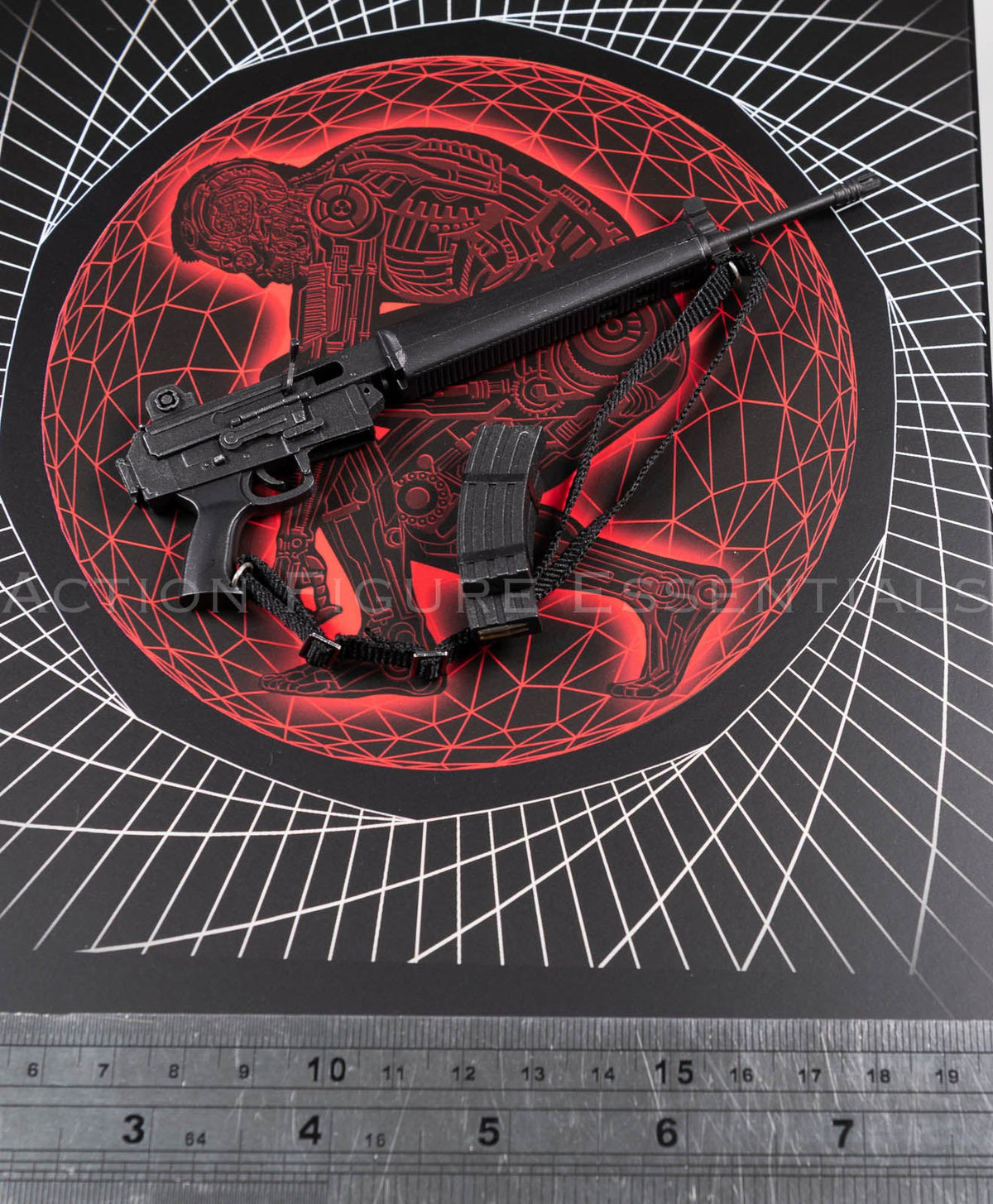 Present Toys Future Warrior T-800 AR-18 rifle, original 1/6 scale accessory, view 9