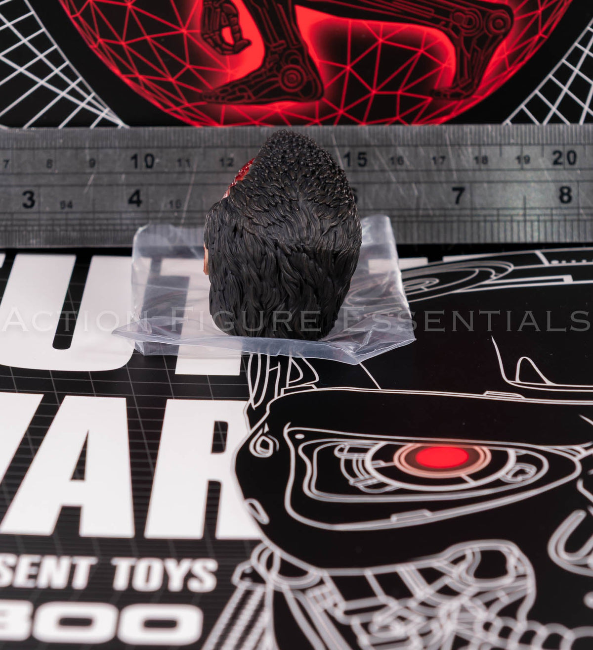 Present Toys T-800 extreme endoskeleton head 1/6 scale, photograph 49