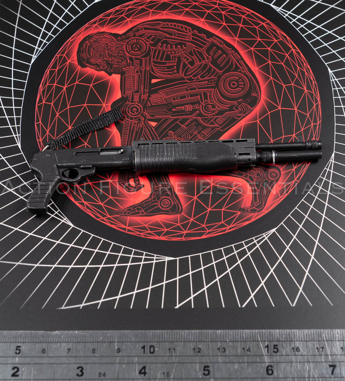 Present Toys Future Warrior T-800 SPAS-12 shotgun, original 1/6 scale accessory, view 2