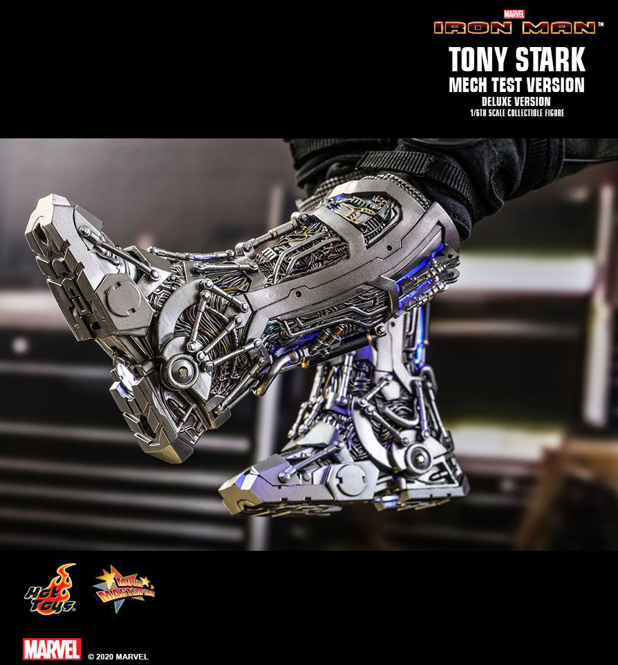 Hot Toys Iron Man Mech Test Boots LED MMS582 1/6 Scale Deluxe Figure Loose Parts