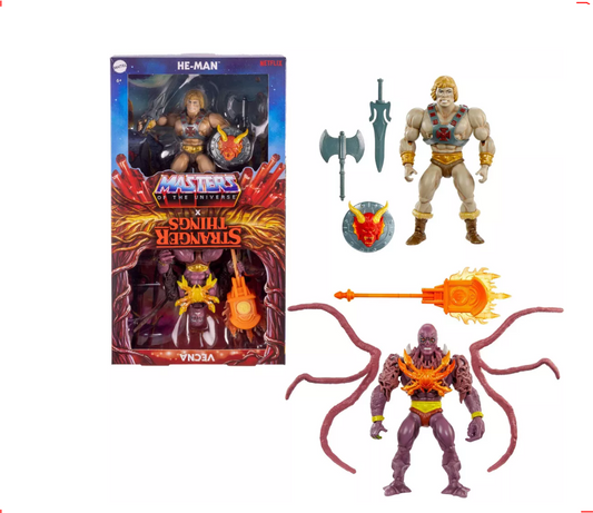 Masters of the Universe x Stranger Things Origins Action Figure 2-Pack He-Man & Vecna 14 cm