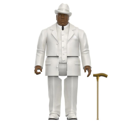 Notorious B.I.G. Super7 ReAction Action Figure Biggie in White Suit 10cm