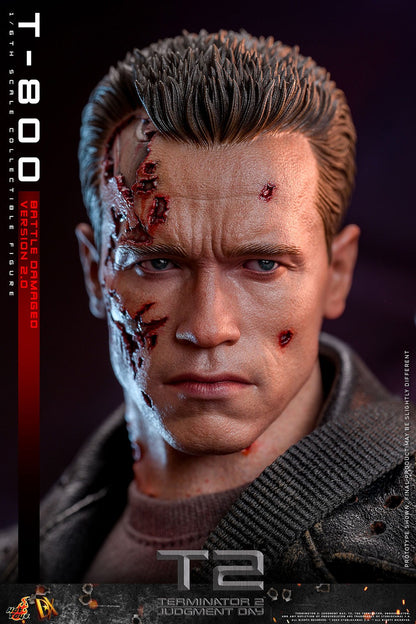 Hot Toys - T-800 Battle Damaged Version 2.0 - DX46 - 1:6 Scale - Terminator 2 - Action Figure