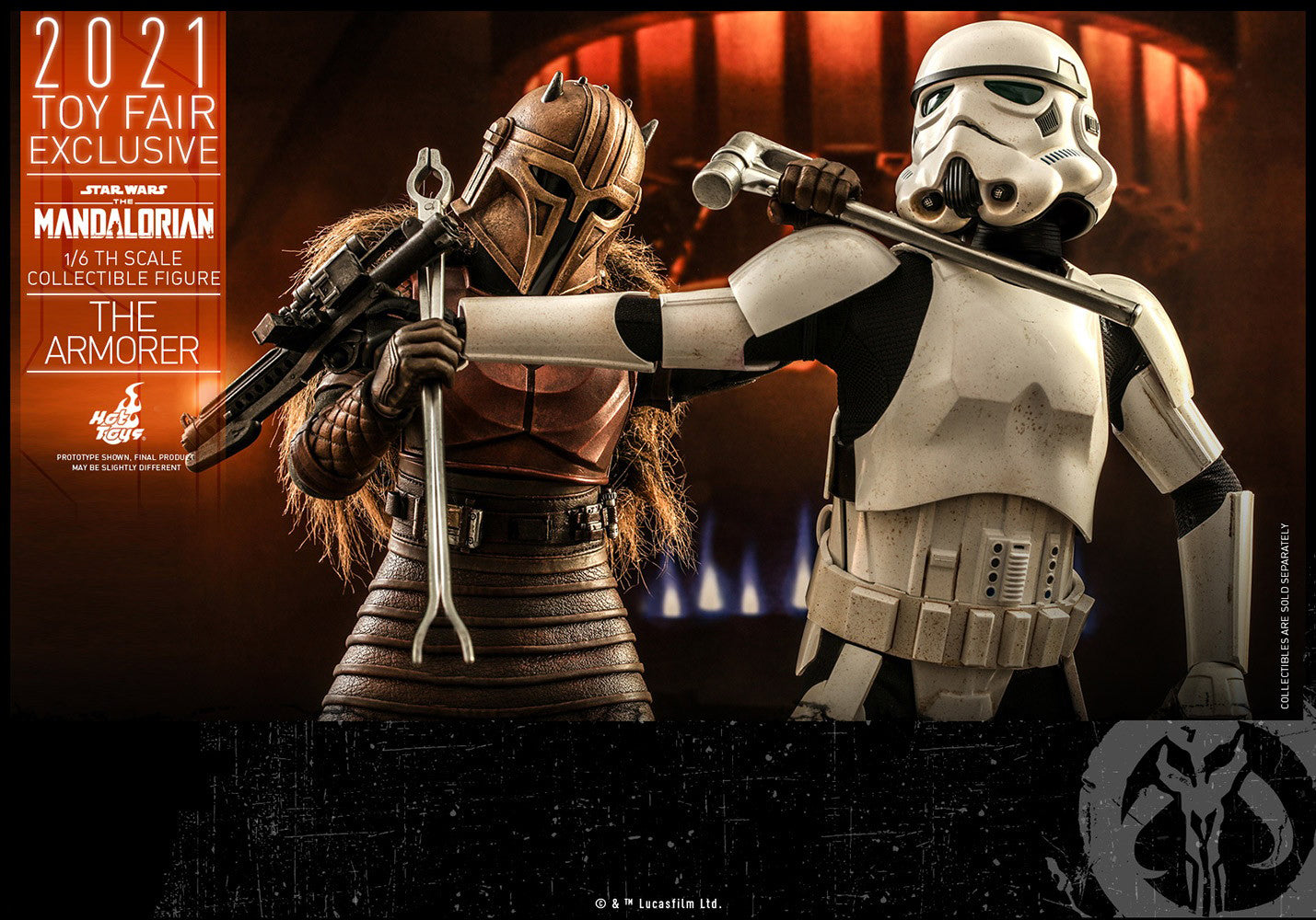 Hot Toys Star Wars - The Armorer - Mandalorian - 1:6 Scale Toy Fair Exclusive Set - TMS044 2