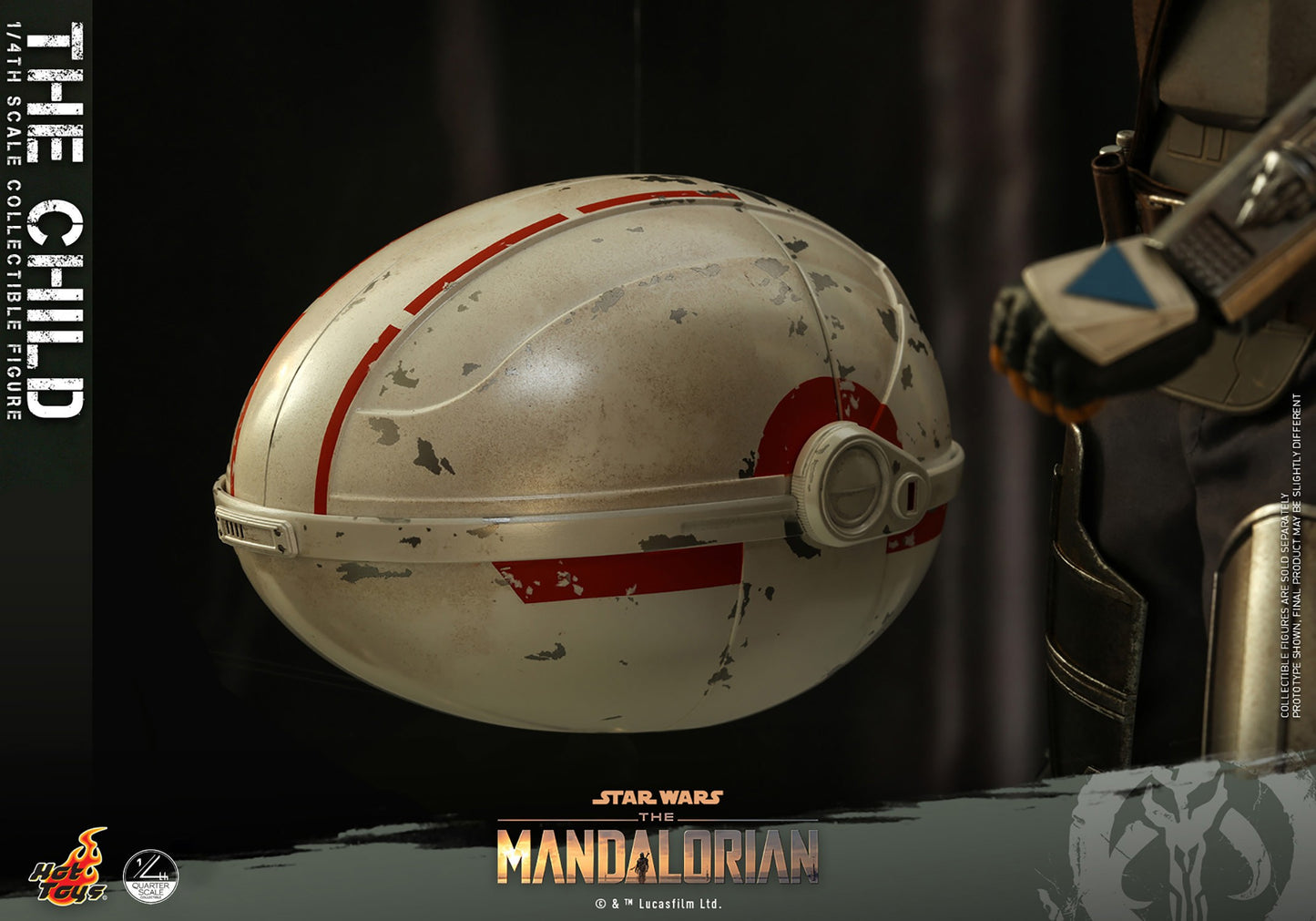 Hot Toys - Grogu - Star Wars - The Mandalorian - QS018 - 1:4 Scale Action Figure Set