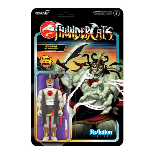 Super7 - Thundercats - Mumm-Ra The Ever Living - Glow in The Dark - Vintage Retro Action Figure