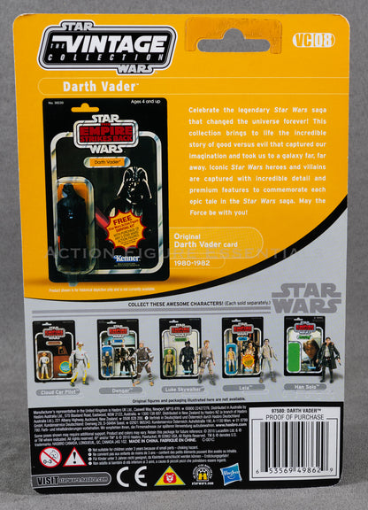 Star Wars: The Vintage Collection - Darth Vader - Boba Fett Offer  - 3.75" Action Figure - New Sealed Card - MOC