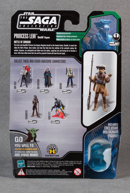 Star Wars: Saga Collection - Princess Leia (Boushh Disguise) - 3.75" Action Figure - New Sealed Card - MOC