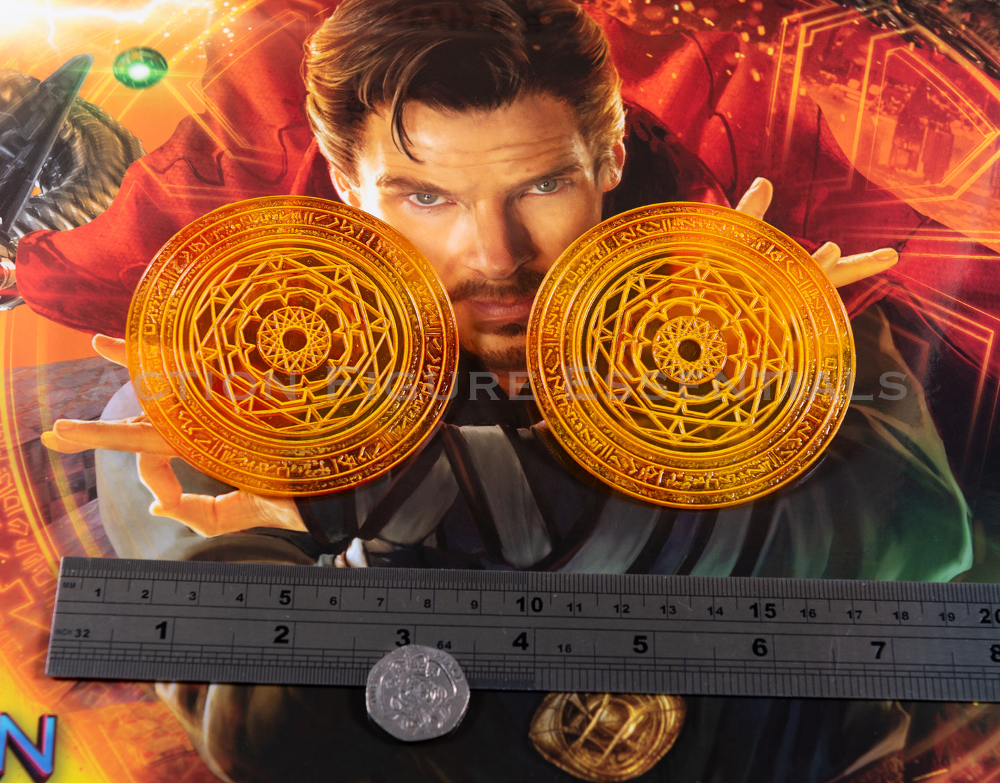 Hot Toys Dr Strange Mandalas of Light Orange Large 1/6 MMS629 NWH Spider-Man