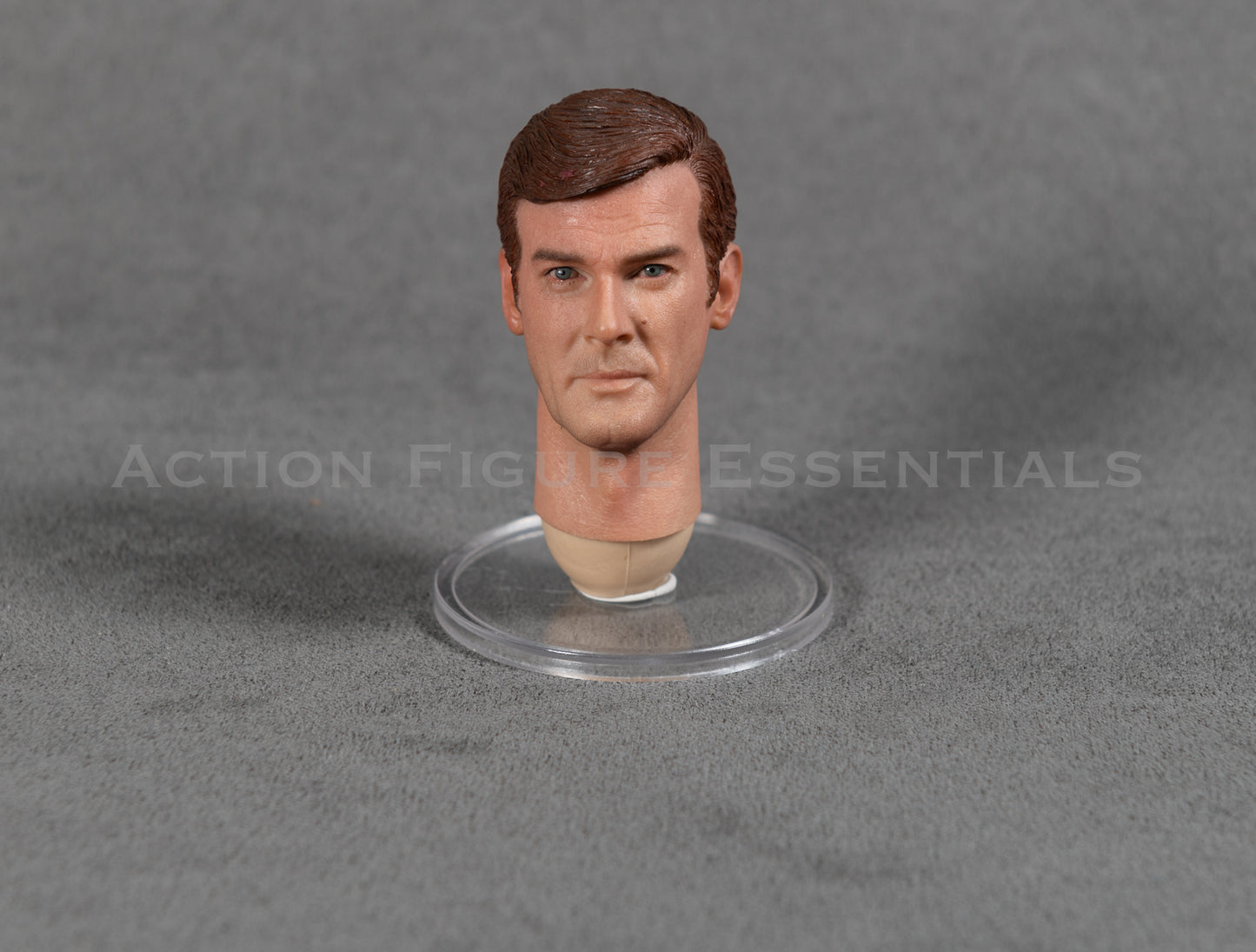 James Bond Head Sculpt Custom Roger Moore 007 1/6 Hot Toys Scale