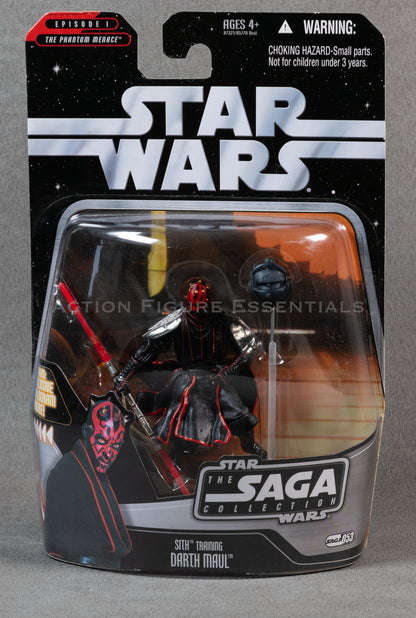 Star Wars: The Saga Collection - Sith Training Darth Maul - 3.75" Action Figure - New Sealed Card - MOC