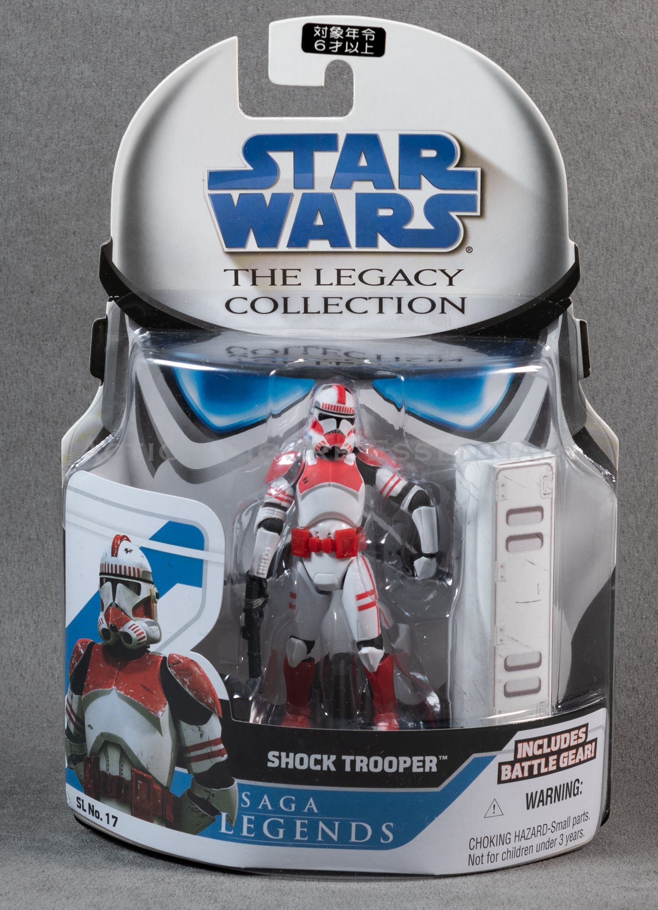 Star Wars: The Legacy Collection - Shock Trooper (Japanese Version) - 3.75" Action Figure - New Sealed Card - MOC