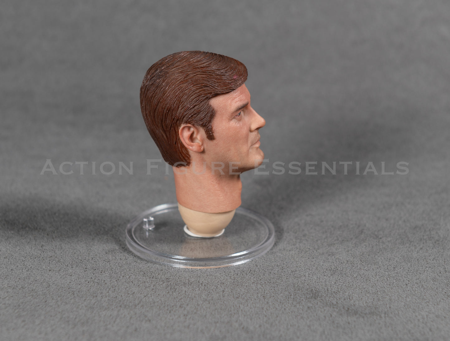 James Bond Head Sculpt Custom Roger Moore 007 1/6 Hot Toys Scale