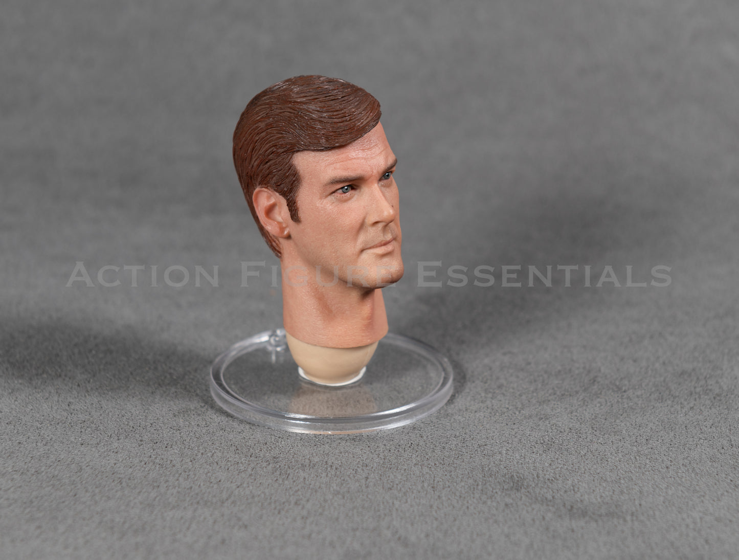 James Bond Head Sculpt Custom Roger Moore 007 1/6 Hot Toys Scale