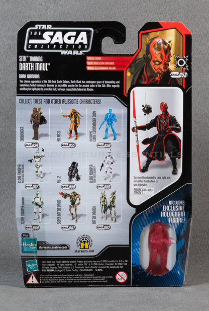 Star Wars: The Saga Collection - Sith Training Darth Maul - 3.75" Action Figure - New Sealed Card - MOC