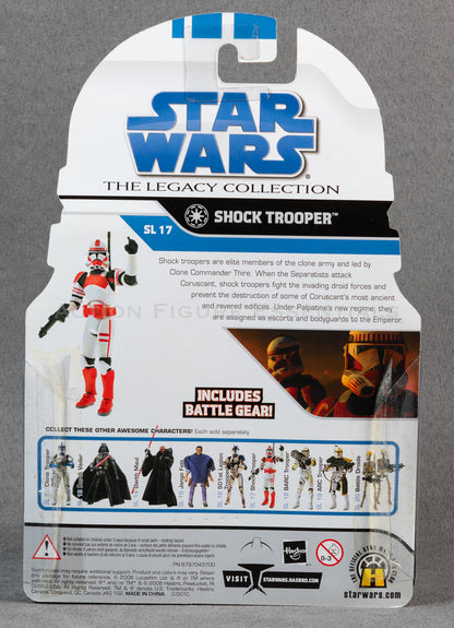 Star Wars: The Legacy Collection - Shock Trooper (Japanese Version) - 3.75" Action Figure - New Sealed Card - MOC