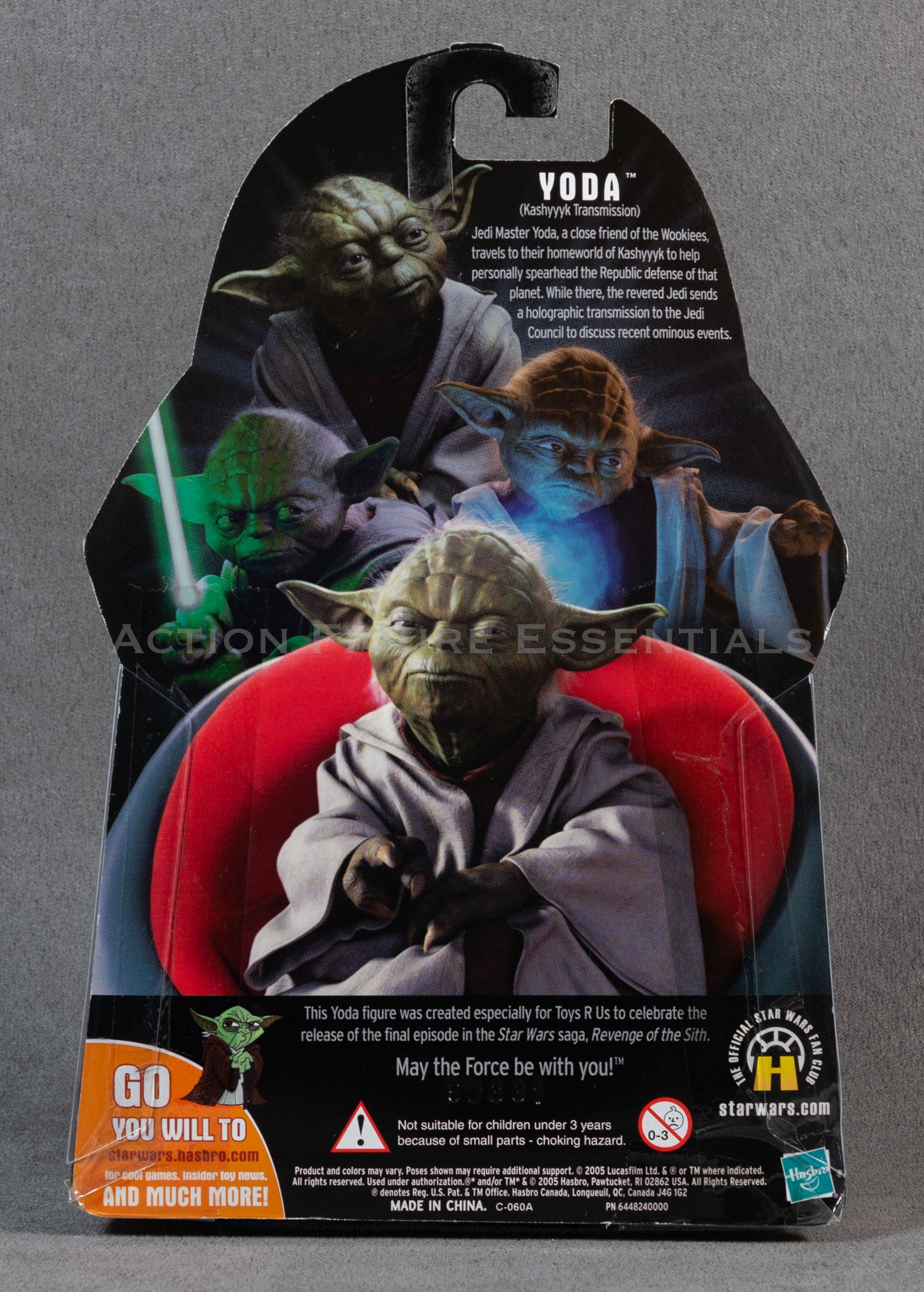 Star Wars: The Saga Collection - Holographic Yoda (Toys "R" Us Exclusive) - 3.75" Action Figure - New Sealed Card - MOC