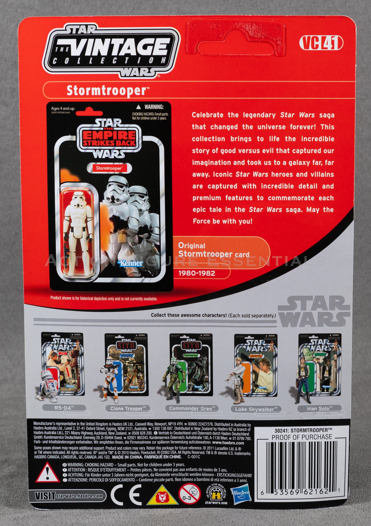 Star Wars: The Vintage Collection - Stormtrooper - 3.75" Action Figure - New Sealed Unpunched Card - MOC