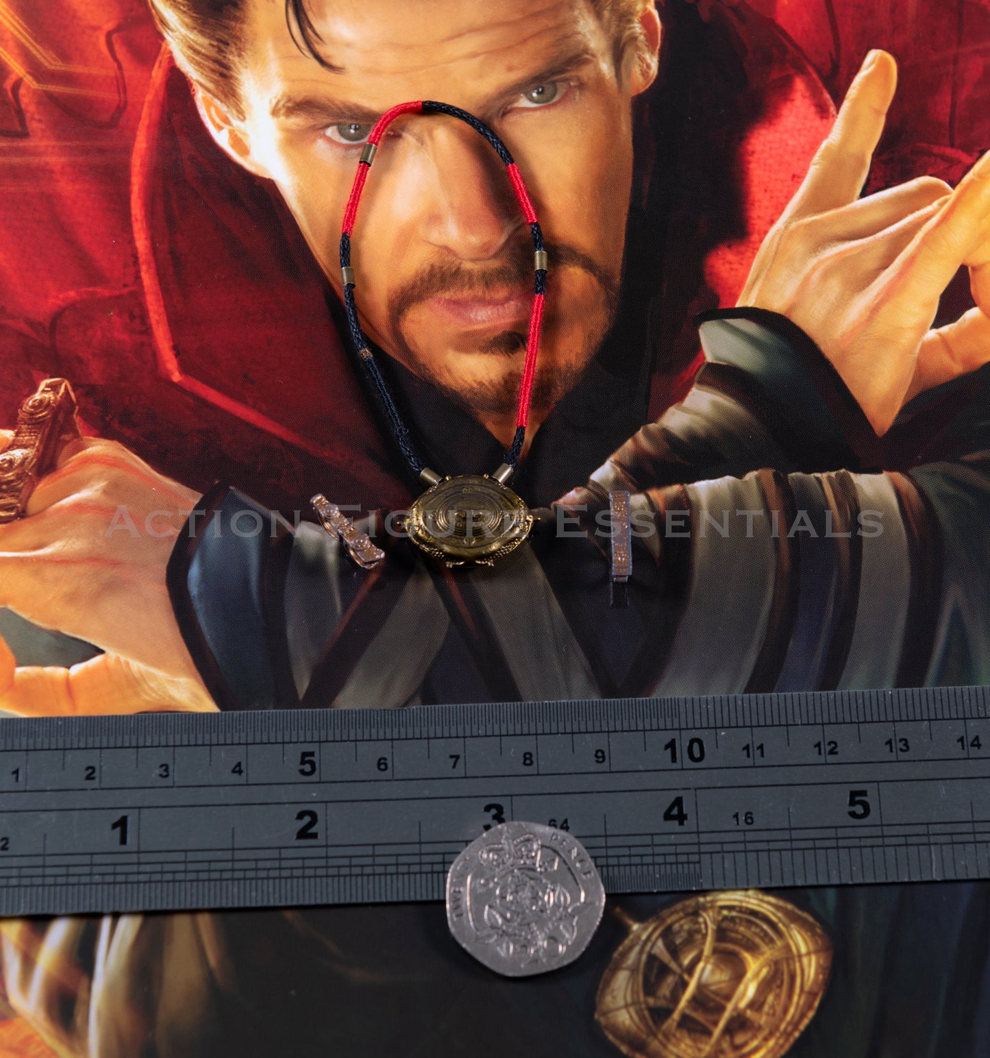 Hot Toys Dr Strange Eye of Agamotto & Sling Rings 1/6 MMS629 NWH Spider-Man