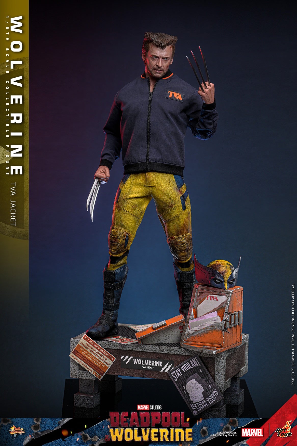 Hot Toys - Wolverine - TVA Jacket Version - MMS756 - 1:6 Scale Action Figure