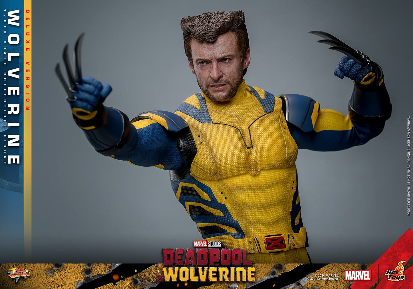 Hot Toys - Wolverine Deluxe - Deadpool v Wolverine - MMS754 - 1:6 Scale Figure Set Marvel