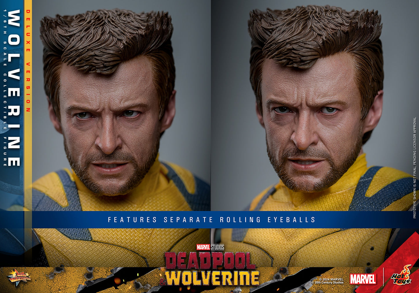 Hot Toys - Wolverine Deluxe - Deadpool v Wolverine - MMS754 - 1:6 Scale Figure Set Marvel