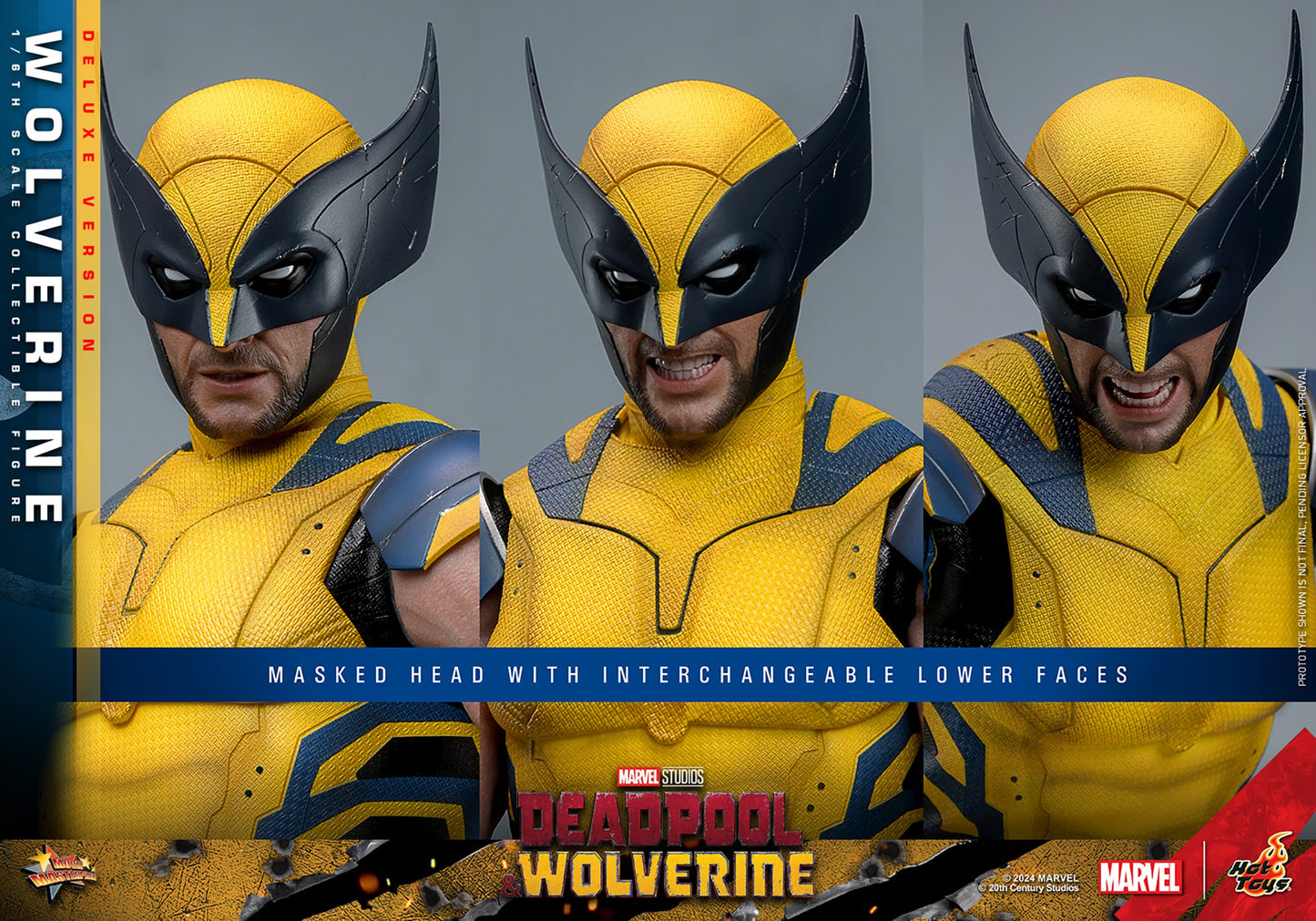 Hot Toys - Wolverine Deluxe - Deadpool v Wolverine - MMS754 - 1:6 Scale Figure Set Marvel