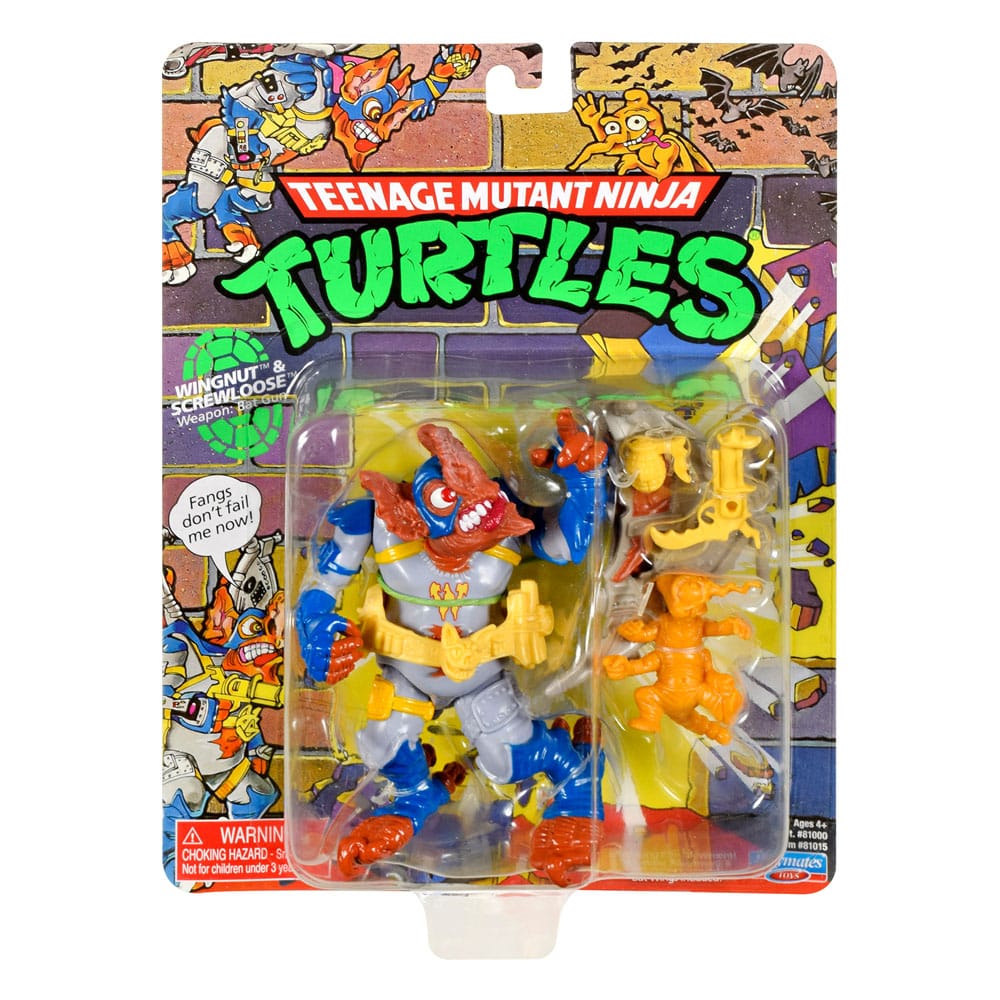 Teenage Mutant Ninja Turtles Classic Action Figures -  Wingnut and Screwloose