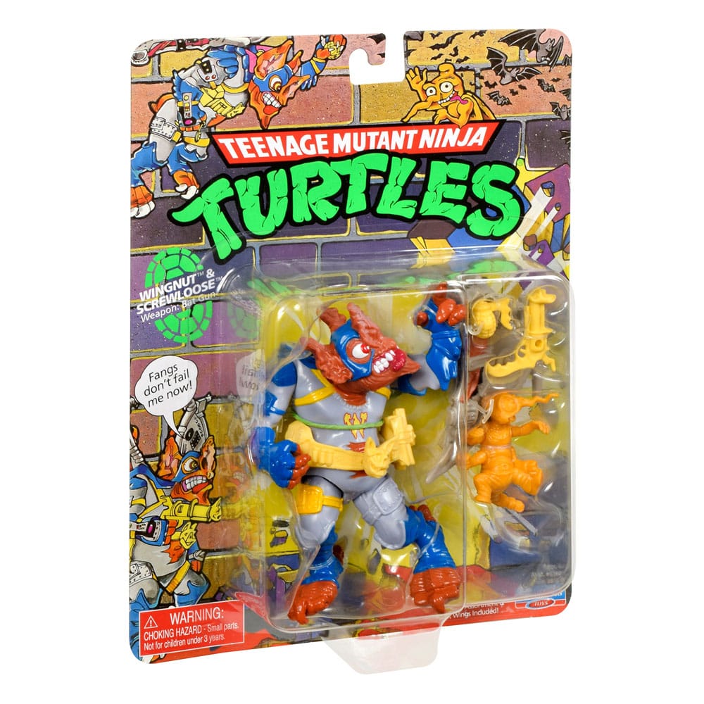 Teenage Mutant Ninja Turtles Classic Action Figures -  Wingnut and Screwloose