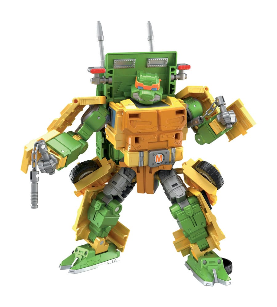 Transformers x Teenage Mutant Ninja Turtles Action Figure Party Wallop - Retro