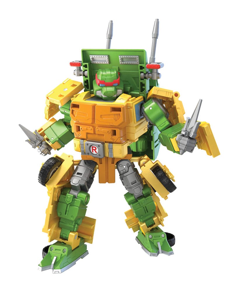 Transformers x Teenage Mutant Ninja Turtles Action Figure Party Wallop - Retro