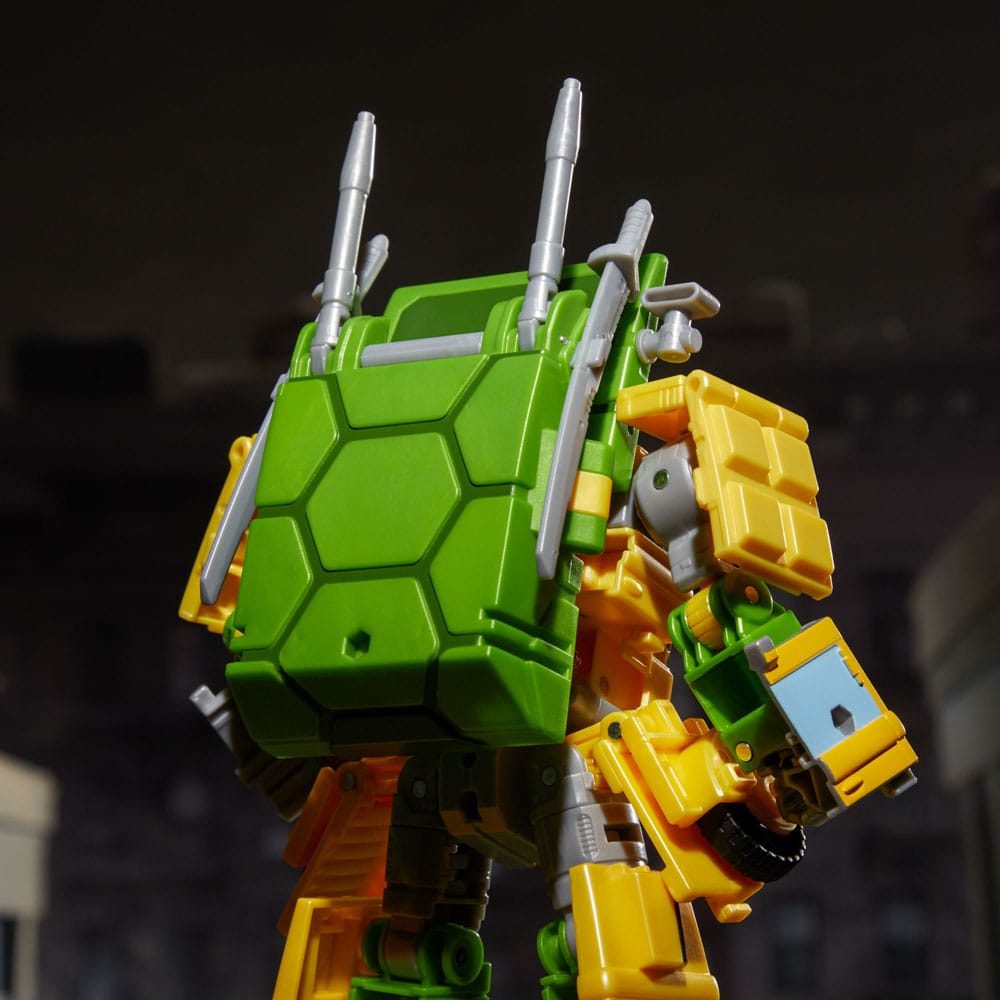 Transformers x Teenage Mutant Ninja Turtles Action Figure Party Wallop - Retro