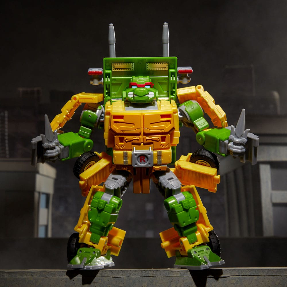 Transformers x Teenage Mutant Ninja Turtles Action Figure Party Wallop - Retro