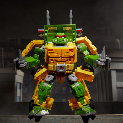 Transformers x Teenage Mutant Ninja Turtles Action Figure Party Wallop - Retro