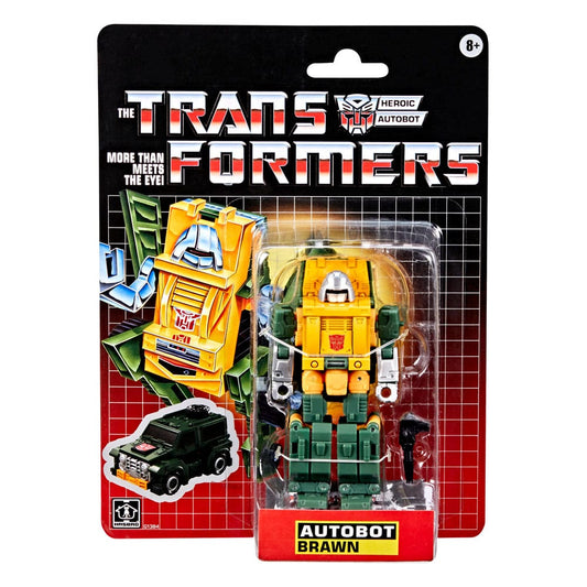 Transformers Brawn Retro G1 Action Figure Autobot - MOC Vintage Style