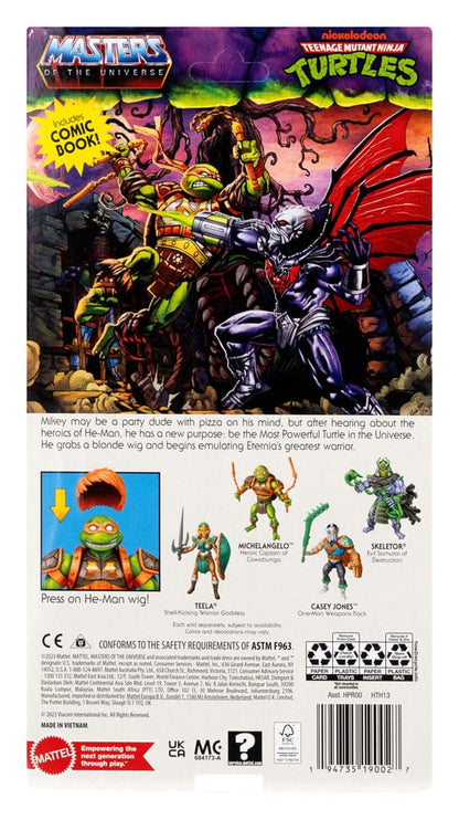 MOTU x TMNT: Turtles of Grayskull Michelangelo (He-Man) Action Figure