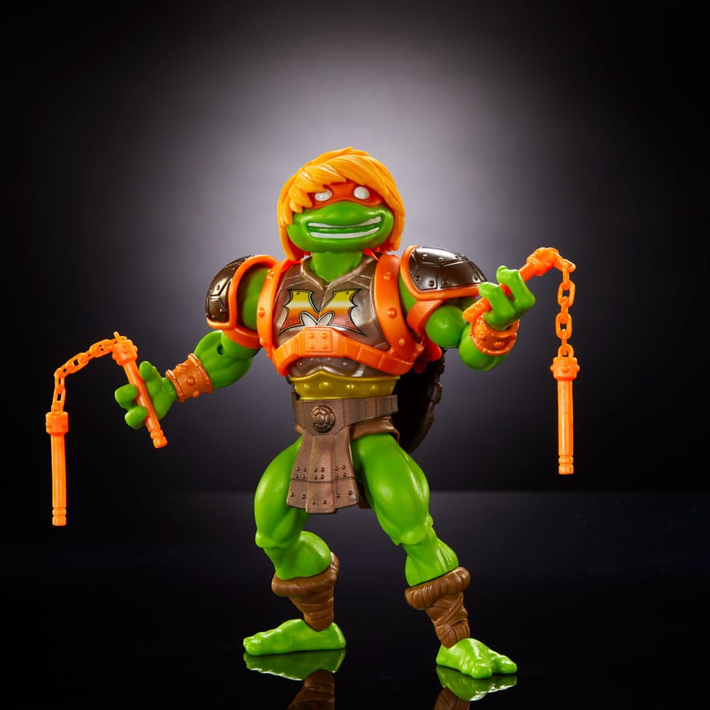 MOTU x TMNT: Turtles of Grayskull Michelangelo (He-Man) Action Figure