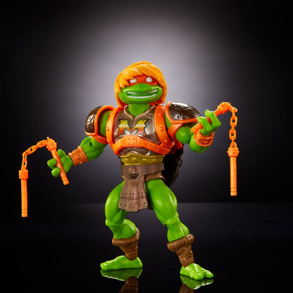 MOTU x TMNT: Turtles of Grayskull Michelangelo (He-Man) Action Figure